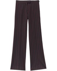 Alexander McQueen - Wool Pinstripe Trousers - Lyst