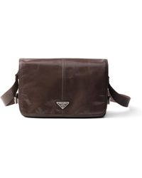 Prada - Leather Shoulder Bag - Lyst