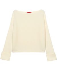 MAX&Co. - Cotton-Blend Boat-Neck Sweater - Lyst