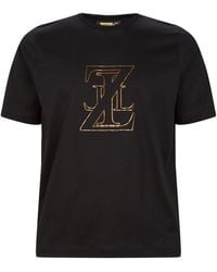Zilli Cotton Logo T-shirt - Blue