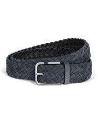 Montblanc - Suede Woven Meisterstück Belt - Lyst