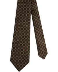 dunhill - Mulberry Silk Printed Tie - Lyst