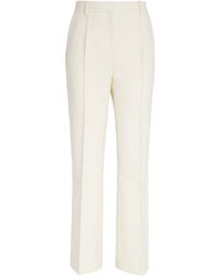 Victoria Beckham - Cropped Kick Trousers - Lyst