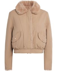 Claudie Pierlot - Faux Shearling Reversible Parka - Lyst