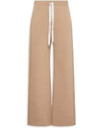 Max Mara - Logo-Tape Sweatpants - Lyst