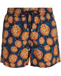 Vilebrequin - Turtle Print Moorea Swim Shorts - Lyst