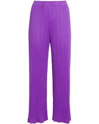 Pleats Please Issey Miyake - Monthly Colors August Wide-Leg Trousers - Lyst