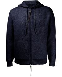Alan Scott - Cashmere Feather-Rib Hoodie - Lyst