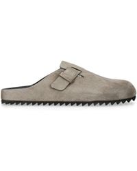 Officine Creative - Suede Agora Mules - Lyst
