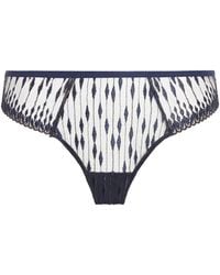 Aubade - Embroidered Voodoo Kiss Tanga - Lyst