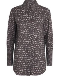 Colombo - Worsted Cashmere Printed Shirt - Lyst