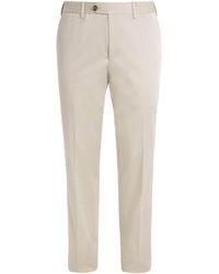 Lardini - Stretch-Cotton Tailored Trousers - Lyst