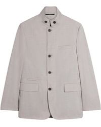 dunhill - Wool Single-Breasted Jacket - Lyst