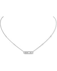 Messika - Move Classique And Diamond Pavé Necklace - Lyst