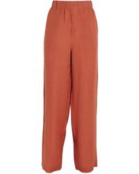 With Nothing Underneath - Linen The Palazzo Trousers - Lyst