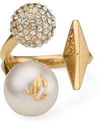 Jimmy Choo - Multi Charm Ring - Lyst