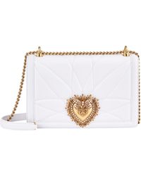 Dolce & Gabbana - Large Quilted Leather Devotion Shoulder Bag - Lyst