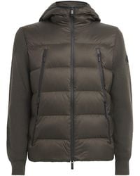 Moncler - Virgin Wool Down-Filled Hybrid Jacket - Lyst