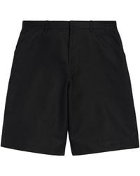 Balenciaga - Cotton Bermuda Shorts - Lyst