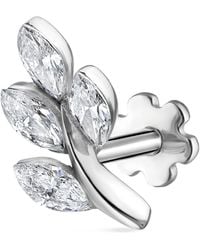 Maria Tash - Diamond Vine Threaded Stud Earring - Lyst