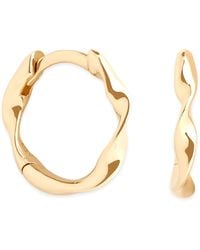 Astrid & Miyu - Small Twist Hoop Earrings - Lyst