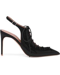 Malone Souliers - Patent Leather Alia Slingback Pumps 90 - Lyst