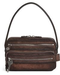 Acne Studios - Waxed Leather Camero Party Shoulder Bag - Lyst
