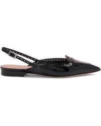 Malone Souliers - Brushed Leather Laurie Slingback Flats - Lyst
