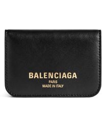 Balenciaga - Mini Leather Cash 2.0 Trifold Wallet - Lyst