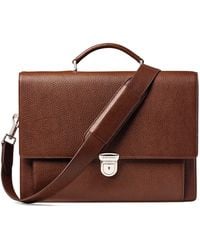 Aspinal of London - Leather City Laptop Briefcase - Lyst