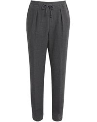 Ralph Lauren - Wool-Cashmere Drawstring Trousers - Lyst