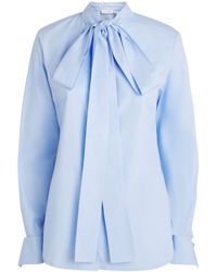 7 For All Mankind - Cotton Tie-Detail Shirt - Lyst