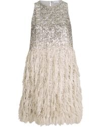 Brunello Cucinelli - Sequin-Embellished Dégradé Mini Dress - Lyst