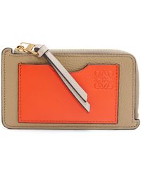 Loewe - Leather Zipped Card Holder - Lyst