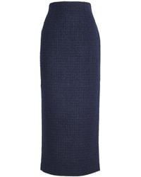 Roland Mouret - Bouclé Midi Skirt - Lyst