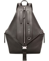 Loewe - Leather Convertible Backpack - Lyst