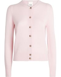 Allude - Cashmere Button-Up Cardigan - Lyst