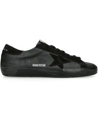 Golden Goose - Leather-Suede Super-Star Sneakers - Lyst