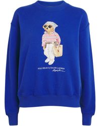Polo Ralph Lauren - Cotton-Blend Polo Bear Sweatshirt - Lyst