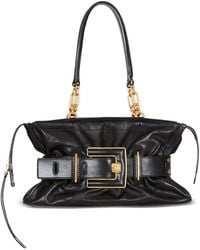 Balmain - Small Leather Anthem Shoulder Bag - Lyst