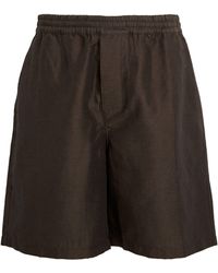 CDLP - Linen-blend Bermuda Shorts - Lyst
