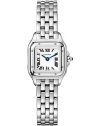 Cartier - Mini Steel Panthère De Watch - Lyst