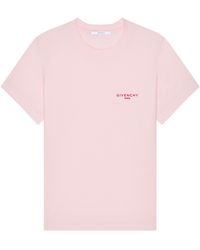 Givenchy - Cotton Embroidered-Logo T-Shirt - Lyst