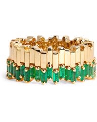 Suzanne Kalan - And Emerald Golden Age Eternity Ring - Lyst