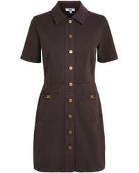 PAIGE - Cotton Clementine Mini Dress - Lyst