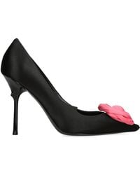 Roger Vivier - Satin Rose Pumps 100 - Lyst