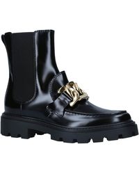 Tod's - Leather Gomma Pesante Boots - Lyst