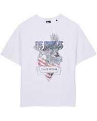 The Kooples - Cotton Printed T-shirt - Lyst