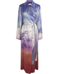 Gabriela Hearst - X Paul Smith Silk Lyra Trench Coat - Lyst