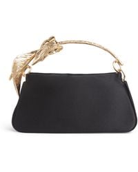 Cult Gaia - Mini Silk-Satin Calla Top-Handle Bag - Lyst